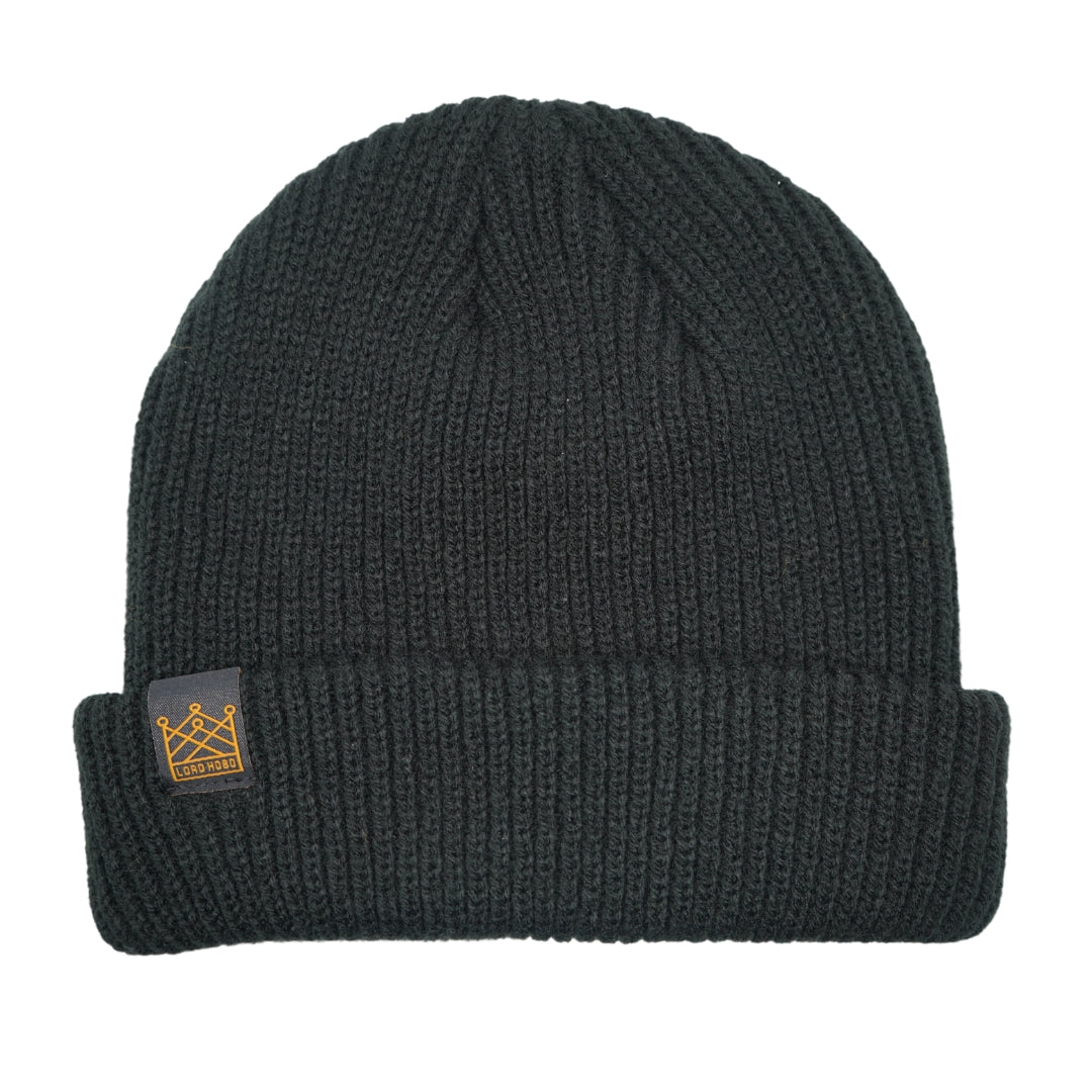 Dock Style Knit Beanie (Black)