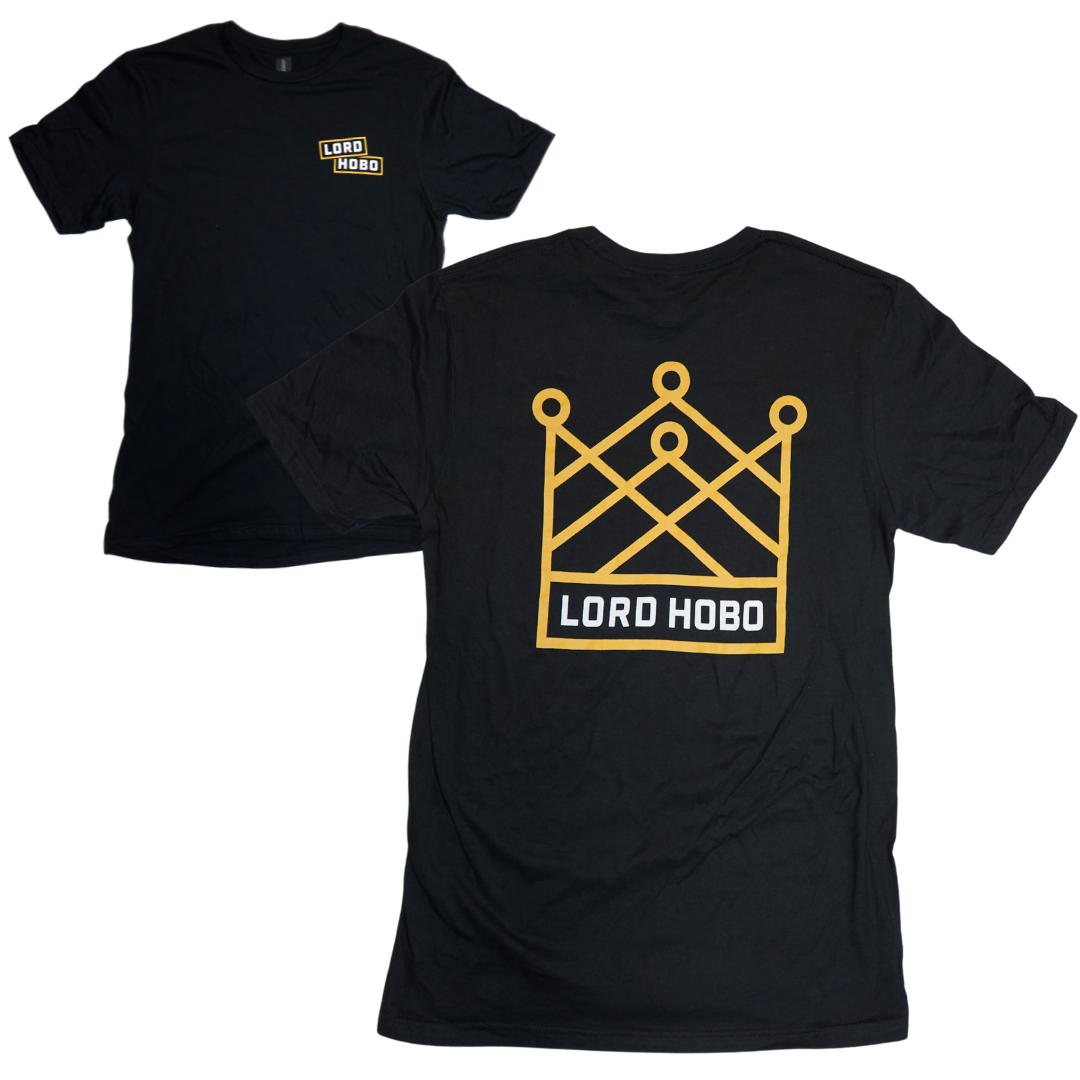 Boxed Logo Black Tee