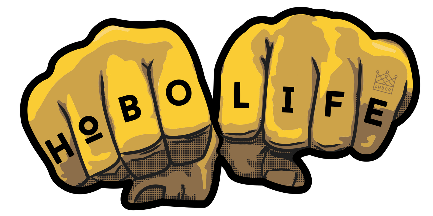 Hobo Hands Sticker