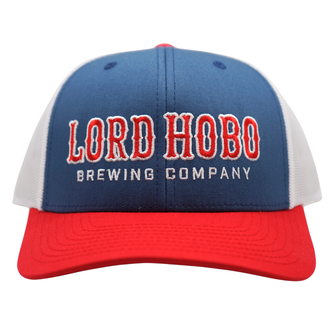 Red White & Blue Meshback Hat